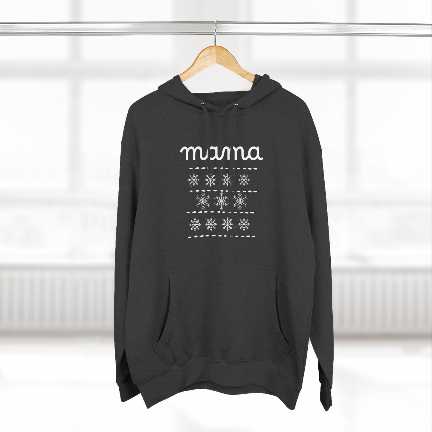 Christmas Mama Three-Panel Fleece Hoodie