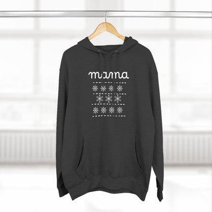 Christmas Mama Three-Panel Fleece Hoodie