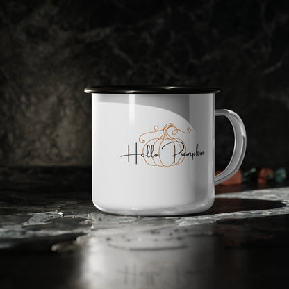 Hello Pumpkin Enamel Mug