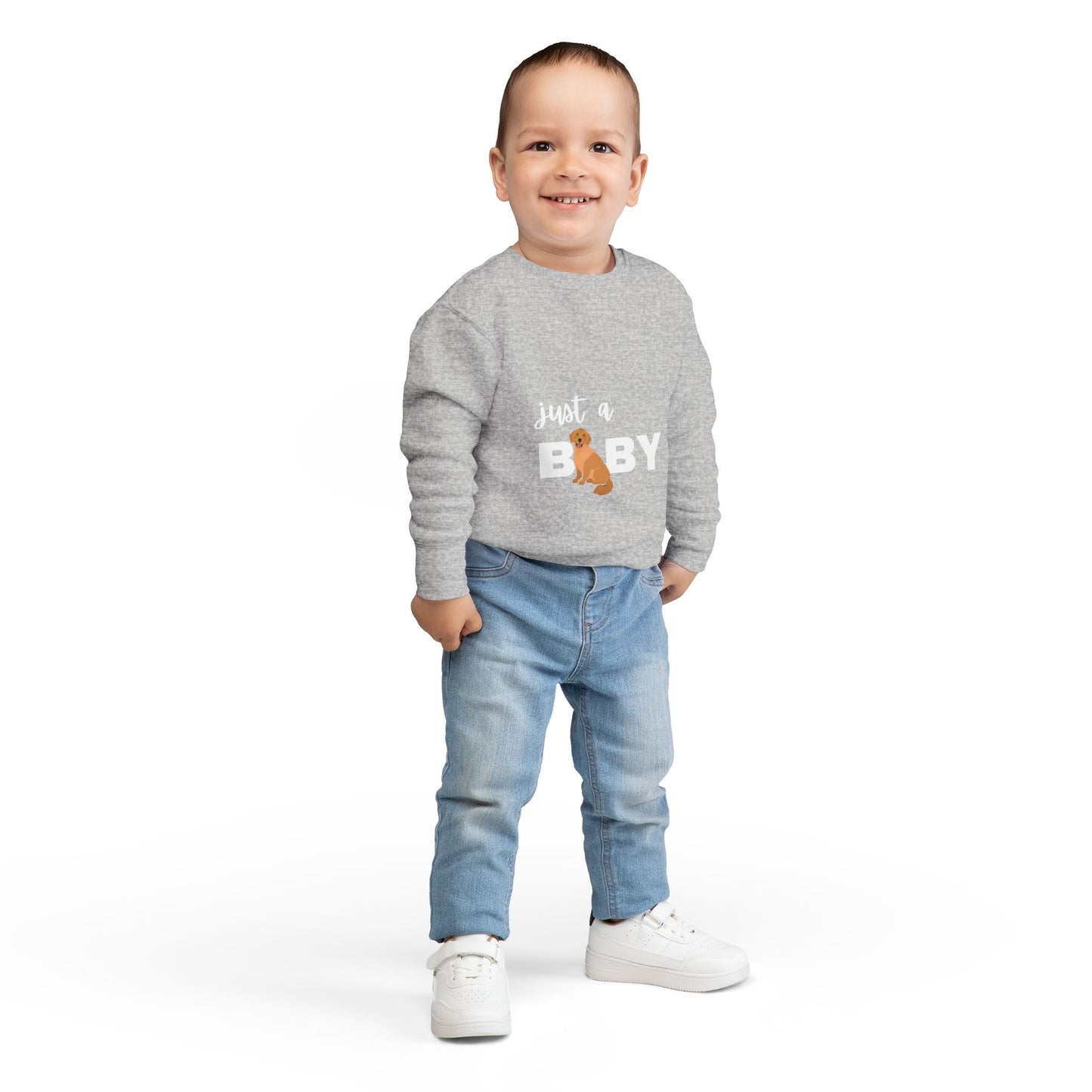 Just a Baby Golden Toddler Sweatshirt