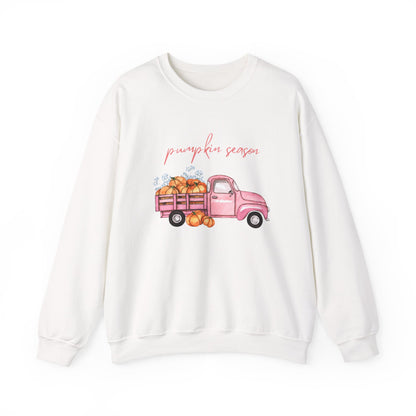 Pumpkin Season Vintage Truck Sweatshirt