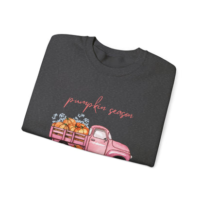 Pumpkin Season Vintage Truck Sweatshirt