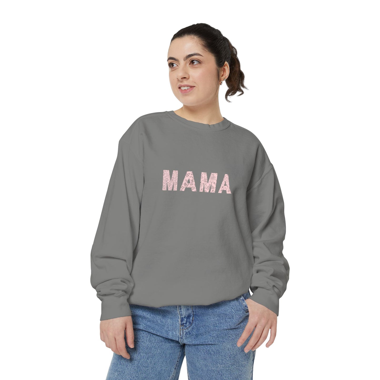 Mama Floral Sweatshirt — Cozy Mom Pullover for Mother’s Day & Everyday