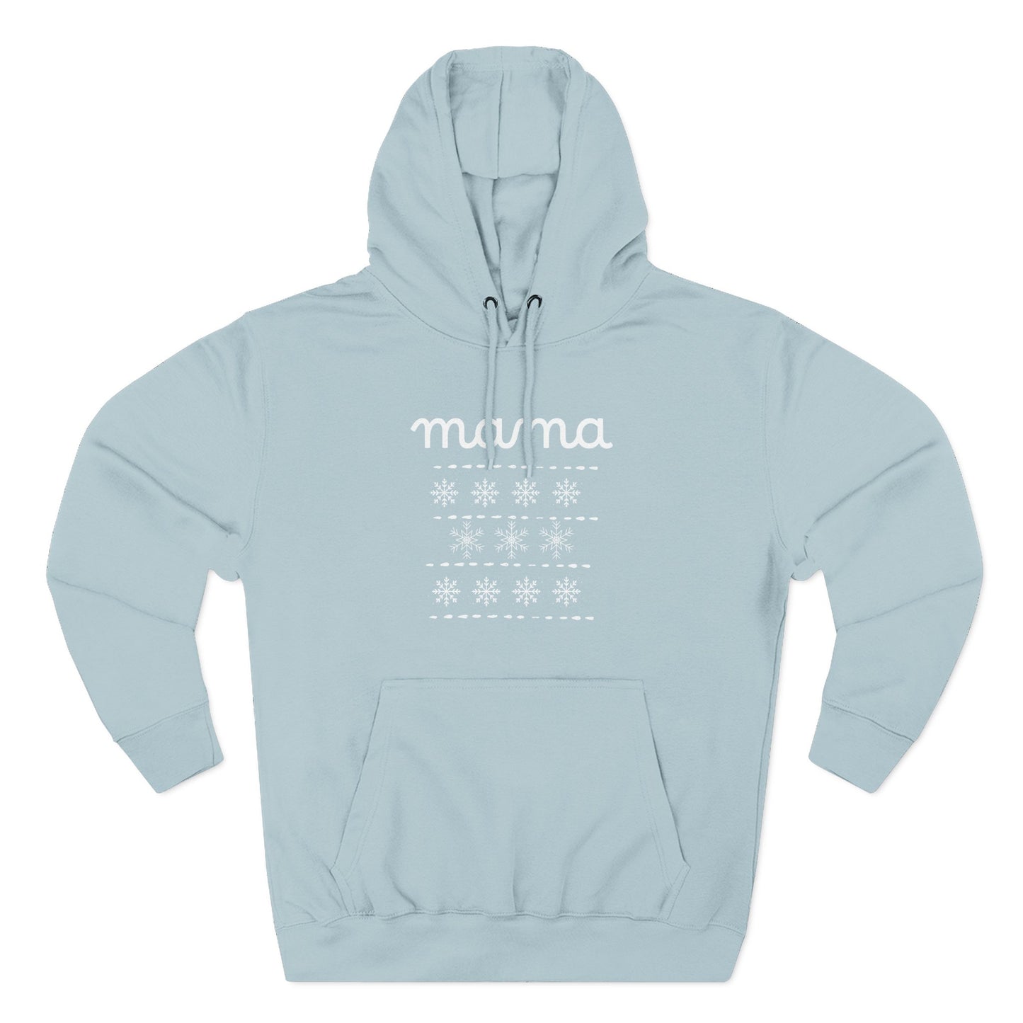Christmas Mama Three-Panel Fleece Hoodie