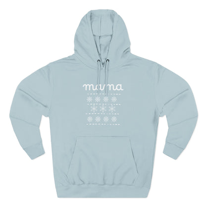 Christmas Mama Three-Panel Fleece Hoodie