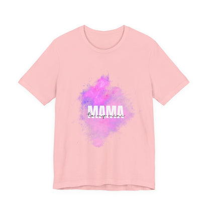 Mama to my Mini Watercolor Short Sleeve Shirt