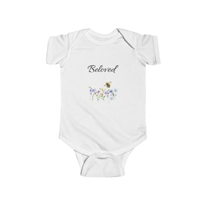 Beloved Floral Infant Bodysuit | Soft Baby Onesie