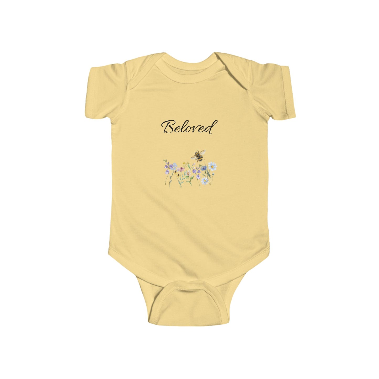 Beloved Floral Infant Bodysuit | Soft Baby Onesie