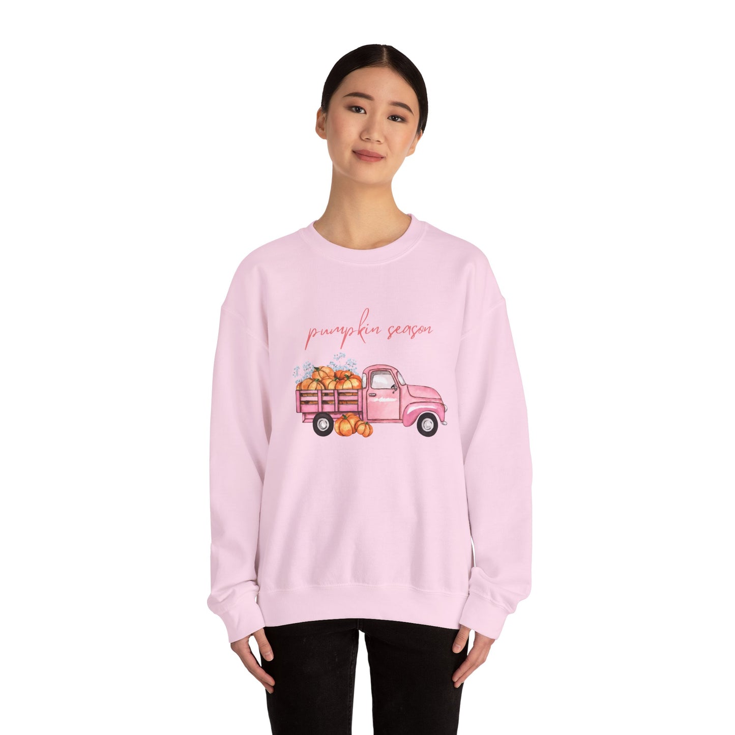 Pumpkin Season Vintage Truck Sweatshirt