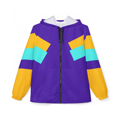 Retro 90s Windbreaker Jacket Without Graphics