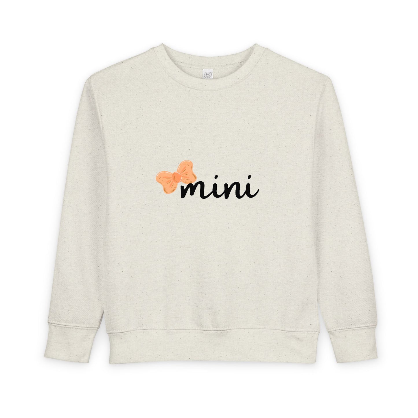 Pumpkin Bow Mini Toddler Matching Mama Sweatshirt