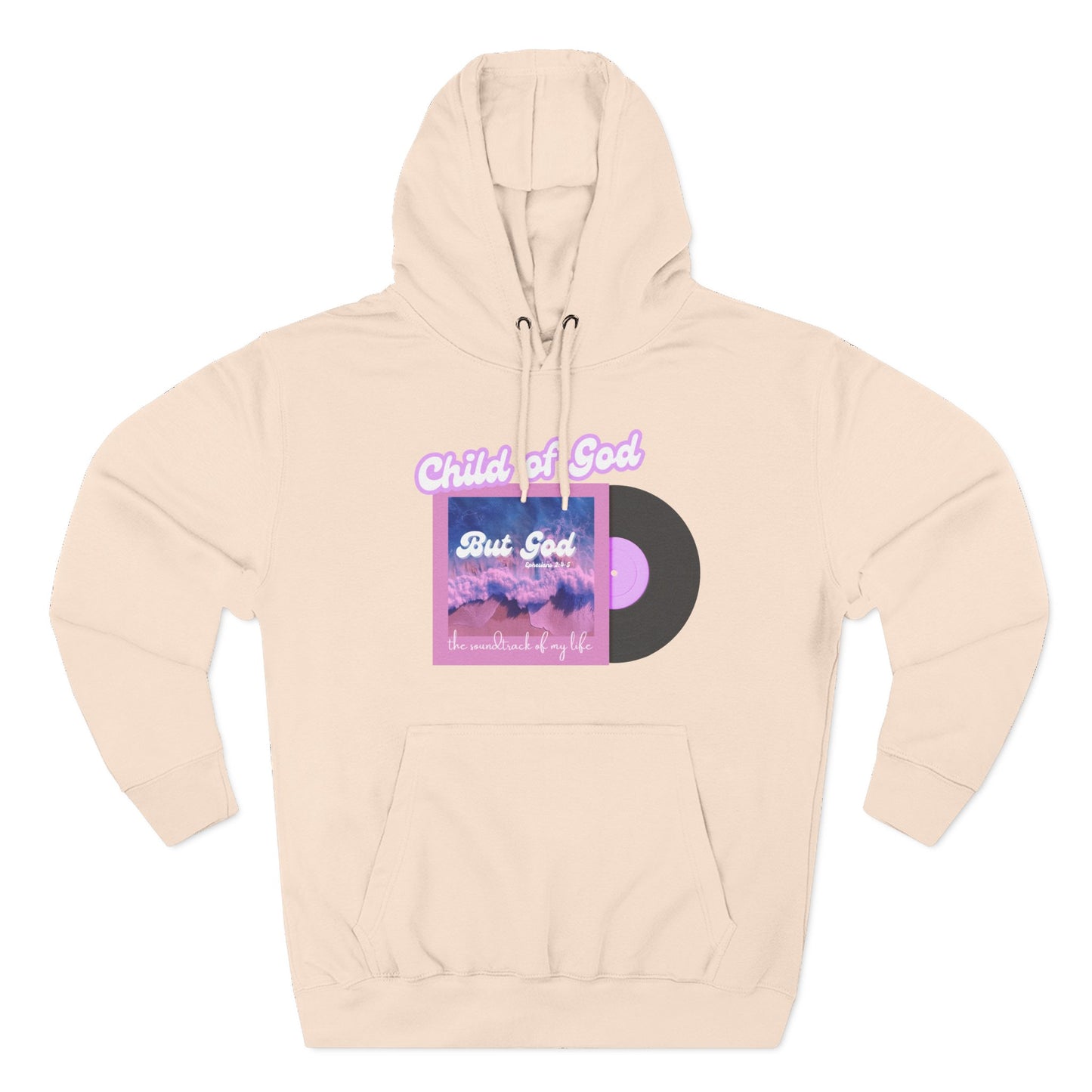Gospel-Inspired Three-Panel Fleece Hoodie