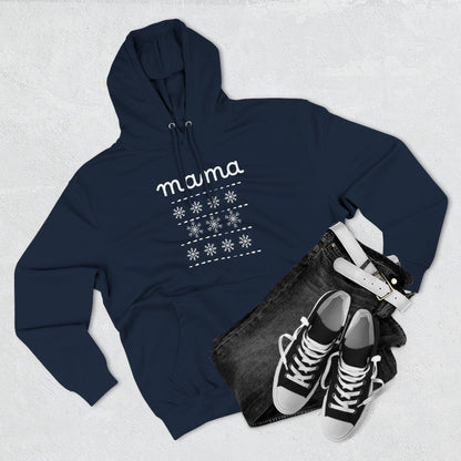 Christmas Mama Three-Panel Fleece Hoodie