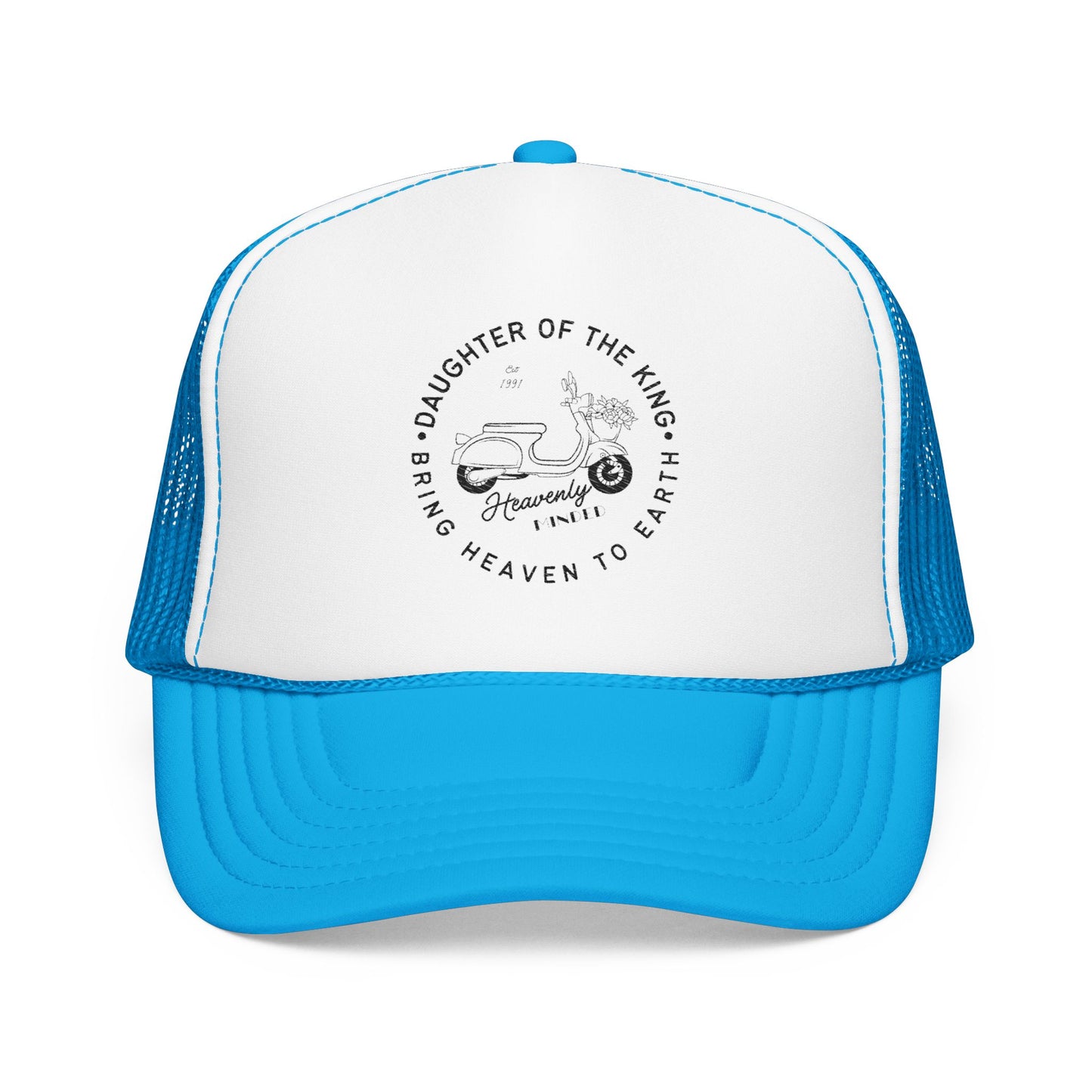 Daughter of the King Embroidered Foam Trucker Hat