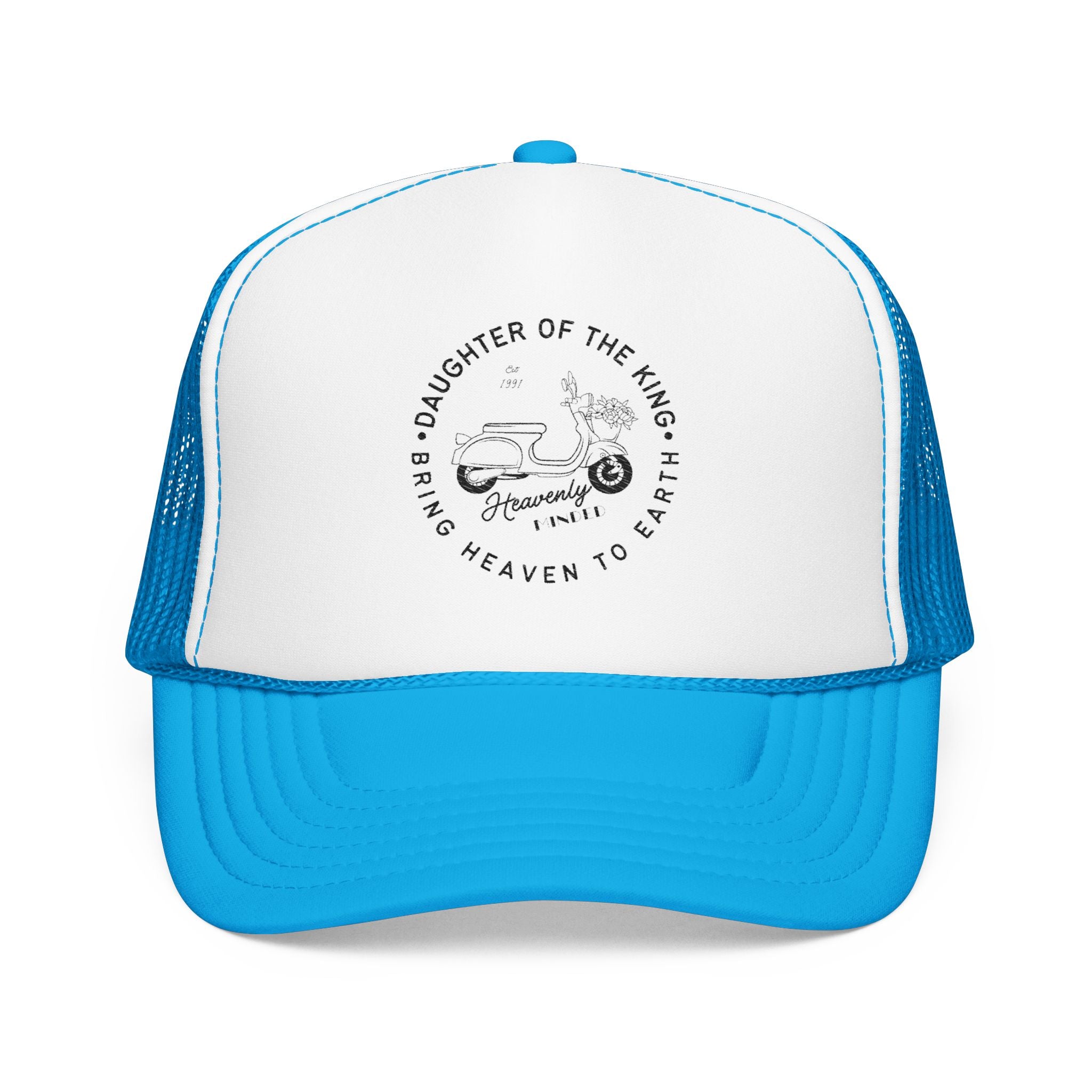 Daughter of the King Embroidered Foam Trucker Hat
