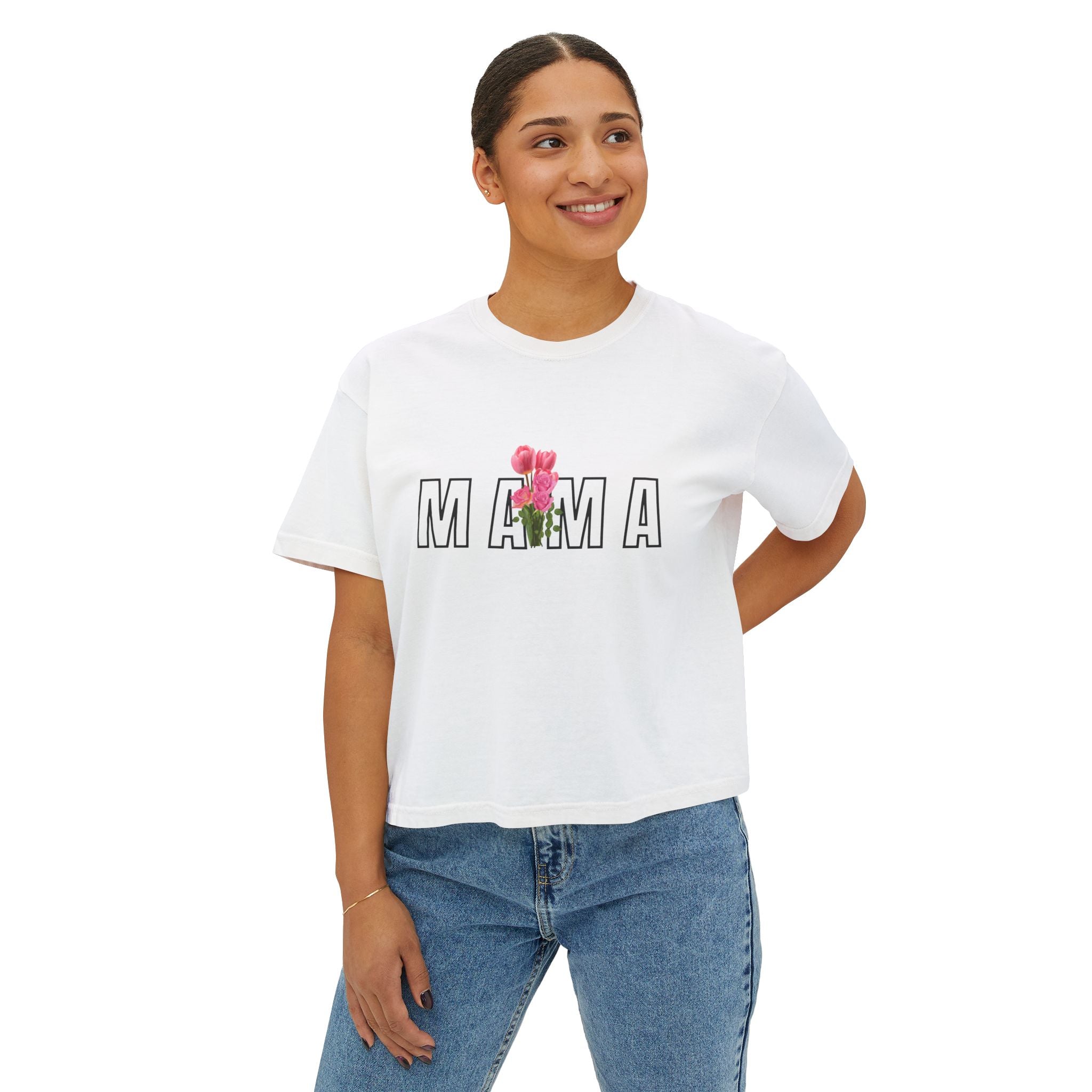 Amy Marie Mama Cropped Tee | Baby Georgi & Me Heritage Collection