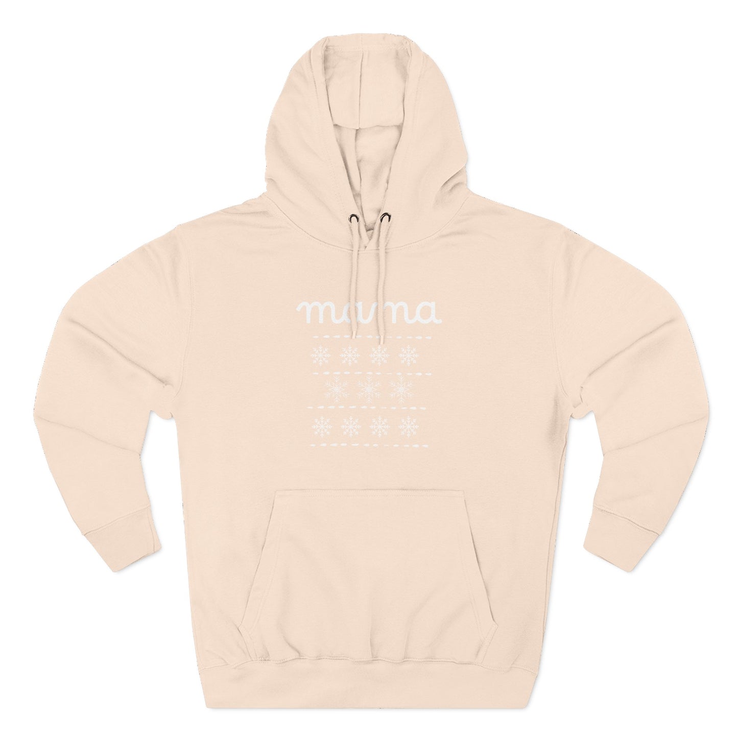 Christmas Mama Three-Panel Fleece Hoodie