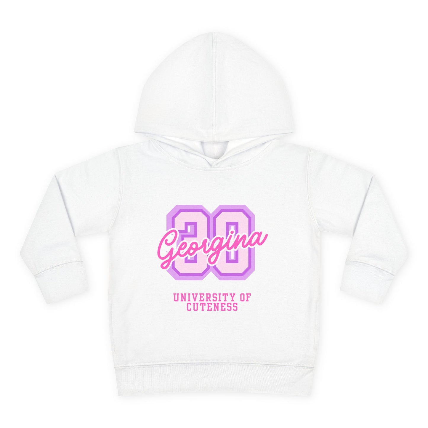 University of Cuteness Toddler Pullover Fleece Hoodie, Cute Kids Hoodie, Personalized Baby Sweatshirt, Toddler Gift, Cozy Kids Clothing