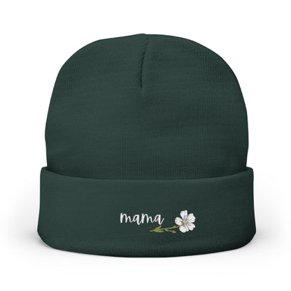 MaMa Embroidered Knit Beanie for Every Season | Cozy Winter Hat, Gifts for Grandparents, Outdoor Accessories, Mother's Day