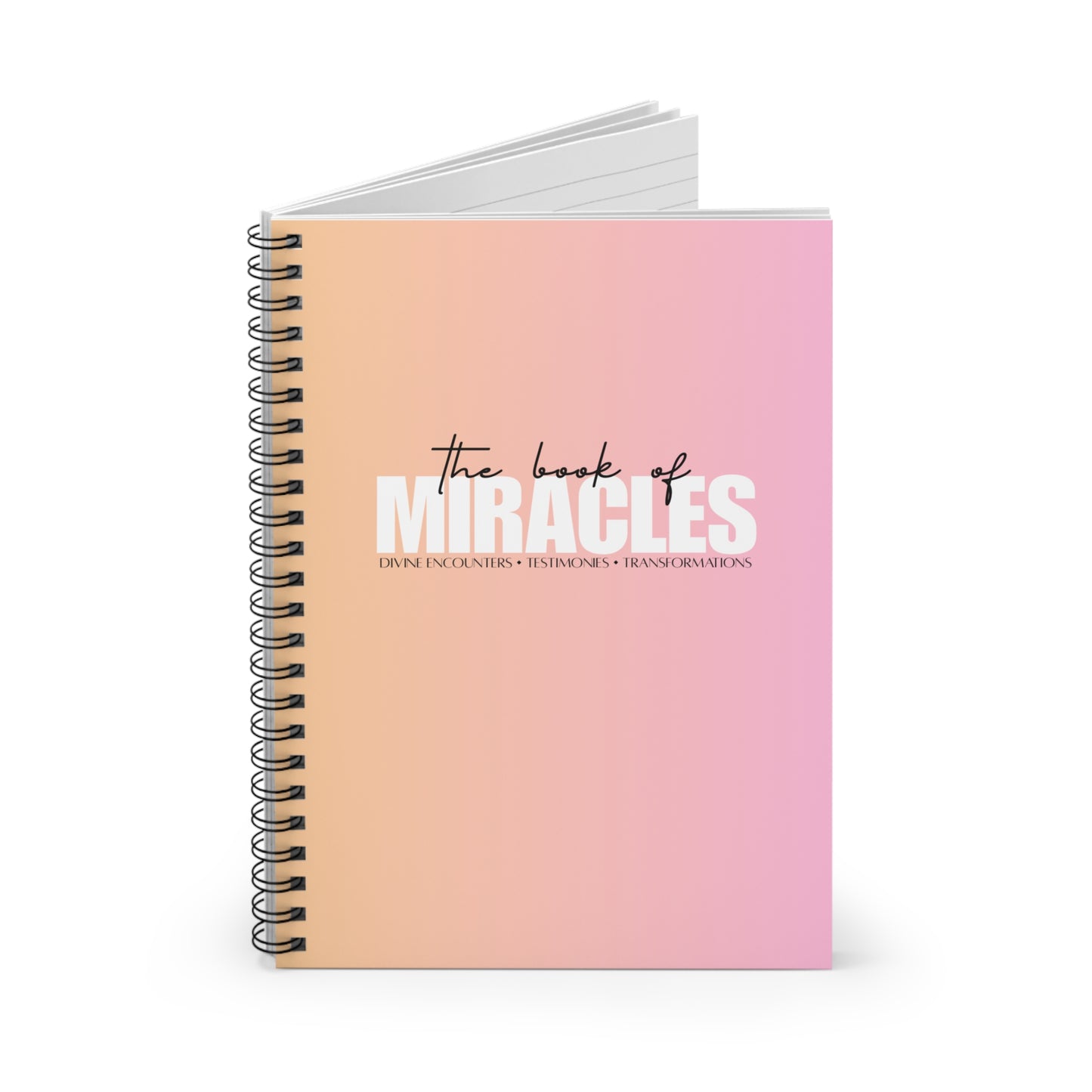 The Book of Miracles - Journal and Notebook