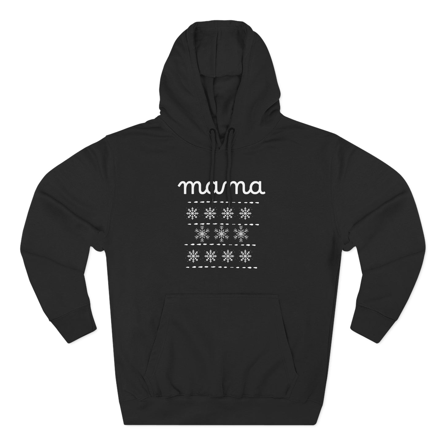 Christmas Mama Three-Panel Fleece Hoodie
