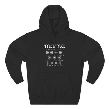 Christmas Mama Three-Panel Fleece Hoodie