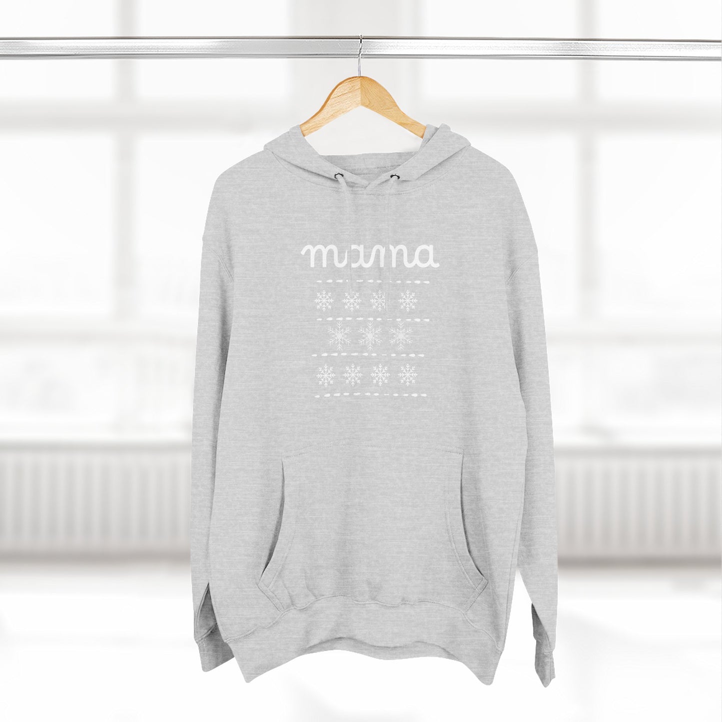 Christmas Mama Three-Panel Fleece Hoodie