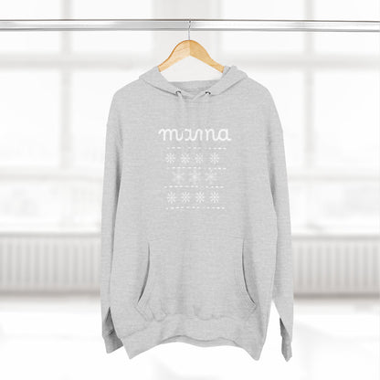 Christmas Mama Three-Panel Fleece Hoodie