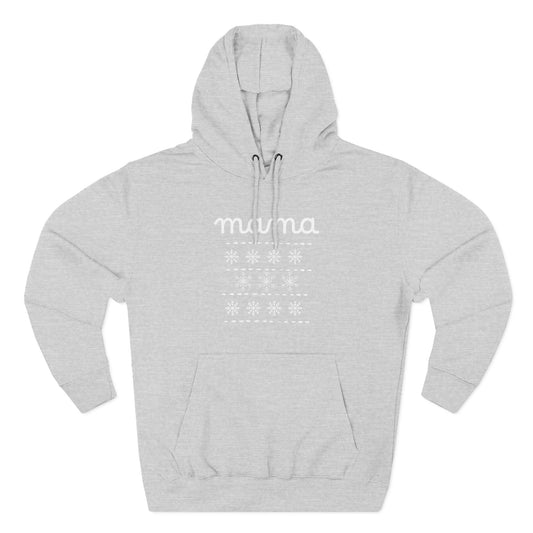 Christmas Mama Three-Panel Fleece Hoodie