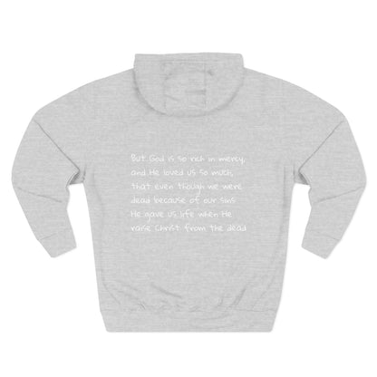Gospel-Inspired Three-Panel Fleece Hoodie